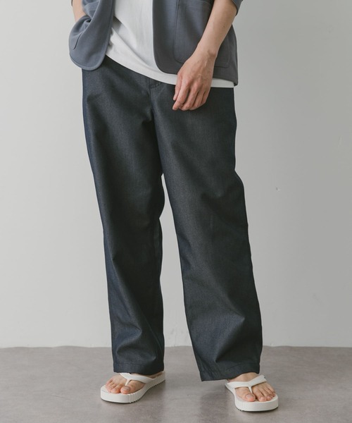 URBAN RESEARCH DOORS（アーバンリサーチドアーズ）の「『UR TECH WORKLUXE』デニム イージーパンツ（その他パンツ・メンズ・ブラック/インディゴブルー・MEDIUM/LARGE）」の16枚目の写真