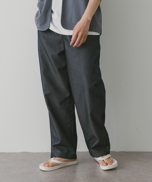 URBAN RESEARCH DOORS（アーバンリサーチドアーズ）の「『UR TECH WORKLUXE』デニム イージーパンツ（その他パンツ・メンズ・ブラック/インディゴブルー・MEDIUM/LARGE）」の17枚目の写真