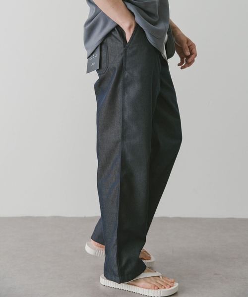 URBAN RESEARCH DOORS（アーバンリサーチドアーズ）の「『UR TECH WORKLUXE』デニム イージーパンツ（その他パンツ・メンズ・ブラック/インディゴブルー・MEDIUM/LARGE）」の20枚目の写真