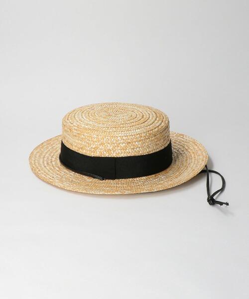GRILLO（グリーロ）の「【別注】＜GRILLO×green label relaxing＞ストローハット（ハット・メンズ・ナチュラル・FREE）」の3枚目の写真