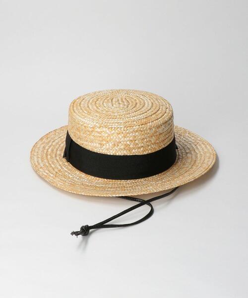 GRILLO（グリーロ）の「【別注】＜GRILLO×green label relaxing＞ストローハット（ハット・メンズ・ナチュラル・FREE）」の4枚目の写真