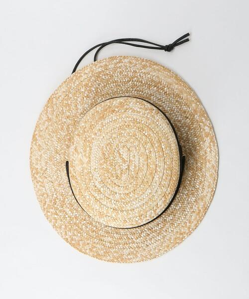 GRILLO（グリーロ）の「【別注】＜GRILLO×green label relaxing＞ストローハット（ハット・メンズ・ナチュラル・FREE）」の5枚目の写真