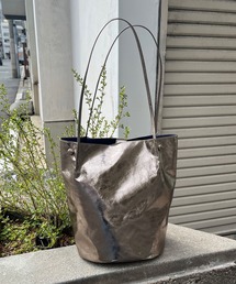 DouDou | 【WEB限定】クラッシュメタリックバケツトート(ショルダーバッグ)