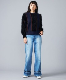 美品 TOGA PULLA トーガ プルラ TP22-XN272 Mole knit pullover モールニットプルオーバー セーター 38  レディース TOGA - トーガ PULLAプルラ【美品】TP22-XN272 Mole knit