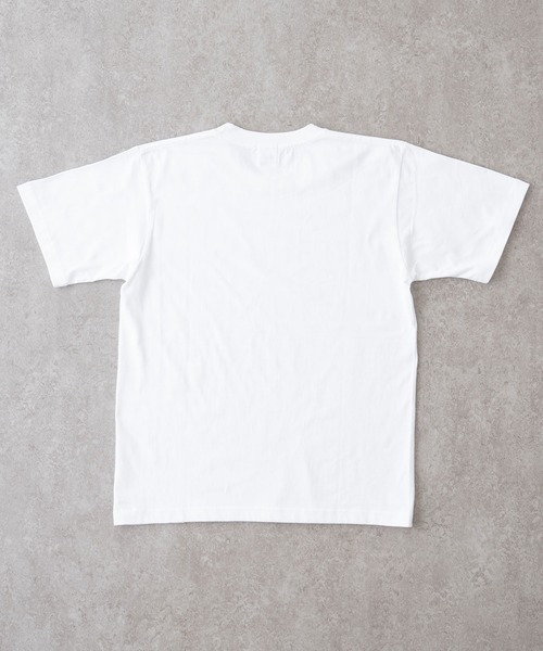 BRICK & SONS（ブリックアンドサンズ）の「&プリント半袖Tシャツ（Tシャツ/カットソー・メンズ・ロイヤルブルー/グリーン/ベビーピンク/ホワイト/ブラック/セージグリーン/ライム/イエロー/レッド/インディゴブルー/ピンク・L/S/M/XS/XL）」の21枚目の写真