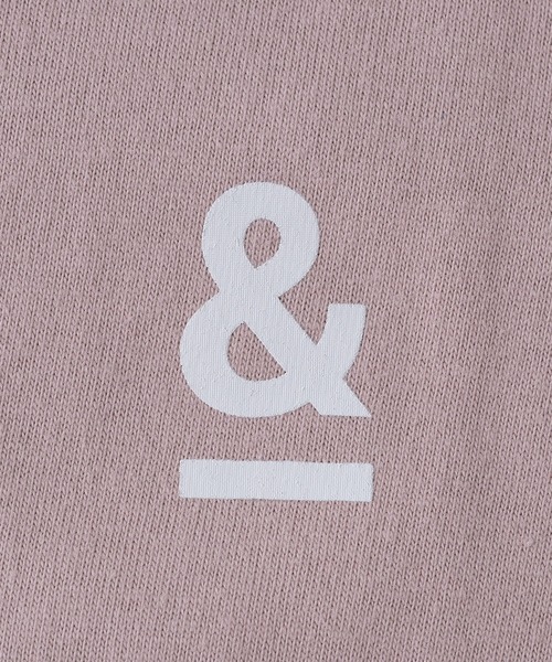 BRICK & SONS（ブリックアンドサンズ）の「&プリント半袖Tシャツ（Tシャツ/カットソー・メンズ・ロイヤルブルー/グリーン/ベビーピンク/ホワイト/ブラック/セージグリーン/ライム/イエロー/レッド/インディゴブルー/ピンク・L/S/M/XS/XL）」の16枚目の写真