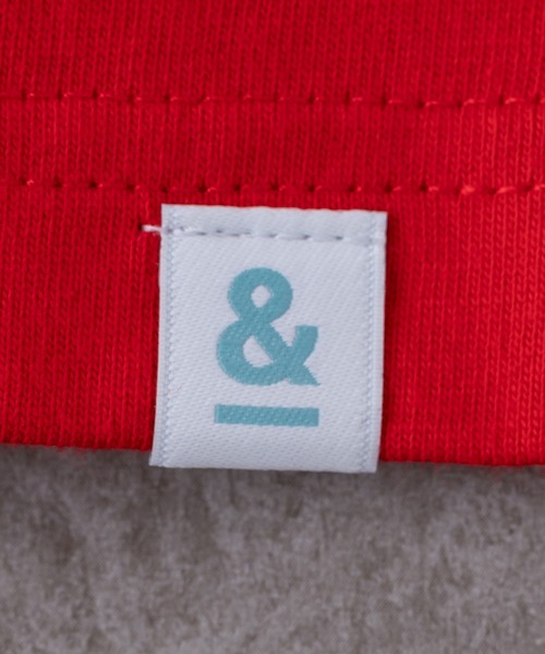 BRICK & SONS（ブリックアンドサンズ）の「&プリント半袖Tシャツ（Tシャツ/カットソー・メンズ・ロイヤルブルー/グリーン/ベビーピンク/ホワイト/ブラック/セージグリーン/ライム/イエロー/レッド/インディゴブルー/ピンク・L/S/M/XS/XL）」の12枚目の写真