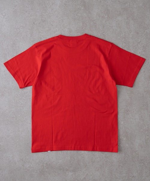 BRICK & SONS（ブリックアンドサンズ）の「&プリント半袖Tシャツ（Tシャツ/カットソー・メンズ・ロイヤルブルー/グリーン/ベビーピンク/ホワイト/ブラック/セージグリーン/ライム/イエロー/レッド/インディゴブルー/ピンク・L/S/M/XS/XL）」の14枚目の写真