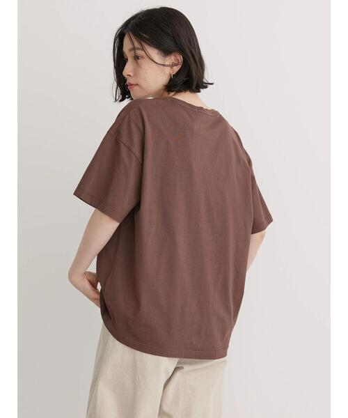 AMERICAN HOLIC（アメリカンホリック）の「製品染めナンバーロゴカットプルオーバー（Tシャツ/カットソー・レディース・チャコールグレー/ブラウン・L/M）」の10枚目の写真