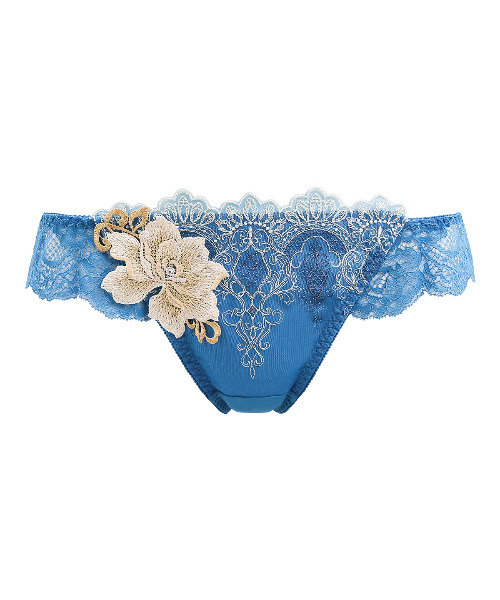 HIMICO（ヒミコ）の「【華やかな異国情緒漂う 016series】Esoticita Rosa Tバック（ショーツ・レディース・ターコイズブルー/オフホワイト/ブラック/グリーン/グレー/ブラウン・MEDIUM/LARGE）」の6枚目の写真