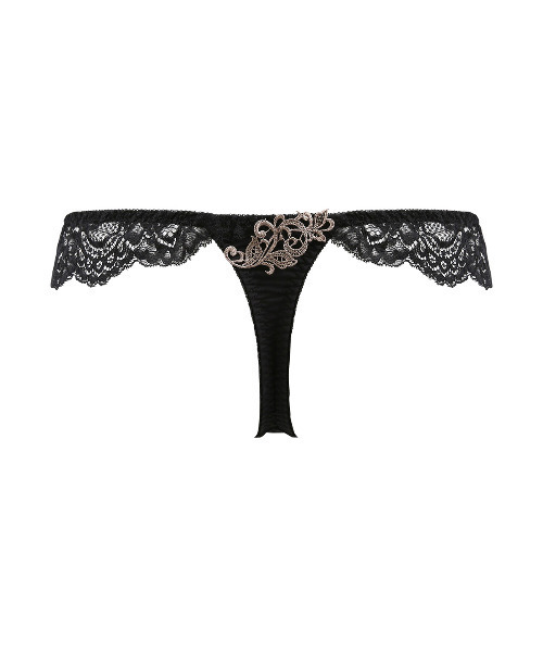 HIMICO（ヒミコ）の「【華やかな異国情緒漂う 016series】Esoticita Rosa Tバック（ショーツ・レディース・ターコイズブルー/オフホワイト/ブラック/グリーン/グレー/ブラウン・MEDIUM/LARGE）」の11枚目の写真