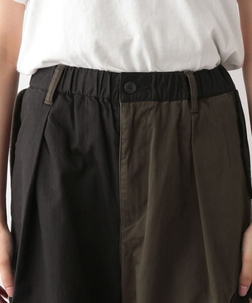 REmastered(リマスタード)の「【REmastered】リメイク風/ヴィンテージ切り替えワイドルーズカーゴパンツ/パラシュートパンツ(カーゴパンツ・メンズ・ブラック/カーキ・MEDIUM/LARGE)」の14枚目の写真