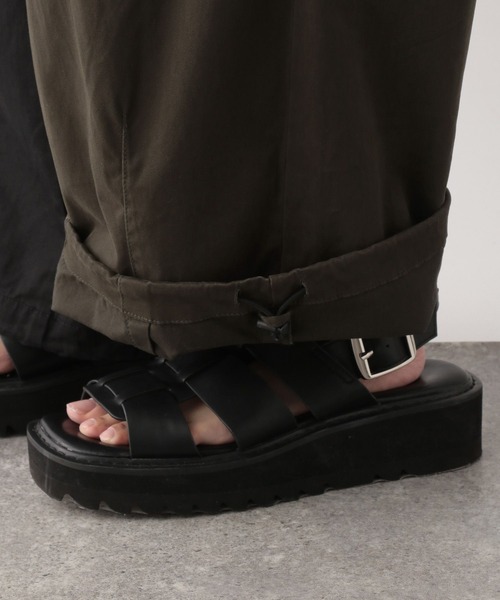 REmastered(リマスタード)の「【REmastered】リメイク風/ヴィンテージ切り替えワイドルーズカーゴパンツ/パラシュートパンツ(カーゴパンツ・メンズ・ブラック/カーキ・MEDIUM/LARGE)」の10枚目の写真