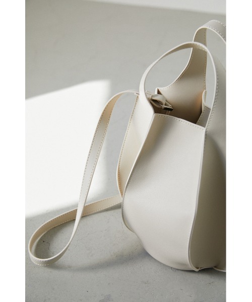 STYLEMIXER（スタイルミキサー）の「タンブリンバッグ（ショルダーバッグ・レディース・ブラック/アイボリー/ブラウン・FREE）」の5枚目の写真