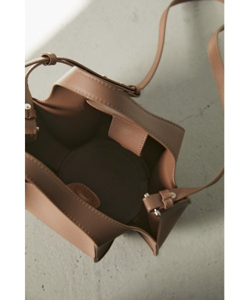 STYLEMIXER（スタイルミキサー）の「タンブリンバッグ（ショルダーバッグ・レディース・ブラック/アイボリー/ブラウン・FREE）」の18枚目の写真