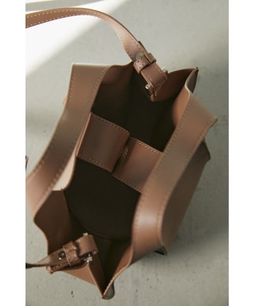 STYLEMIXER（スタイルミキサー）の「タンブリンバッグ（ショルダーバッグ・レディース・ブラック/アイボリー/ブラウン・FREE）」の19枚目の写真