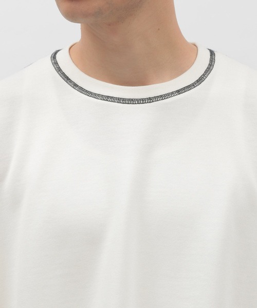 LAKOLE(ラコレ)の「ミニウラケステッチ長袖T / 969960(Tシャツ/カットソー・メンズ・ホワイト/パープル/ブラック・MEDIUM/LARGE/X-LARGE)」の13枚目の写真
