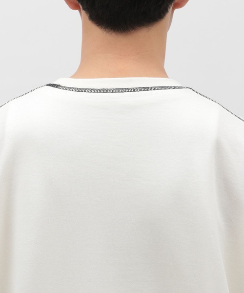 LAKOLE(ラコレ)の「ミニウラケステッチ長袖T / 969960(Tシャツ/カットソー・メンズ・ホワイト/パープル/ブラック・MEDIUM/LARGE/X-LARGE)」の16枚目の写真