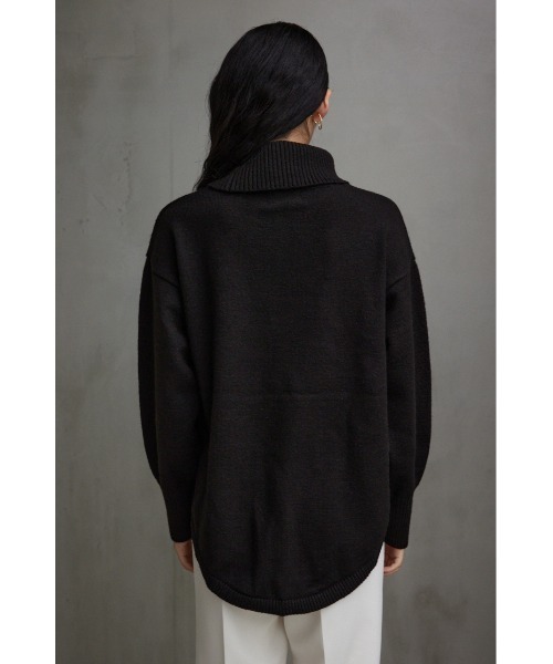 BLACK by moussy ビッグニット セール】ビッグタートルニットトップス（ニット/セーター）｜AZUL BY