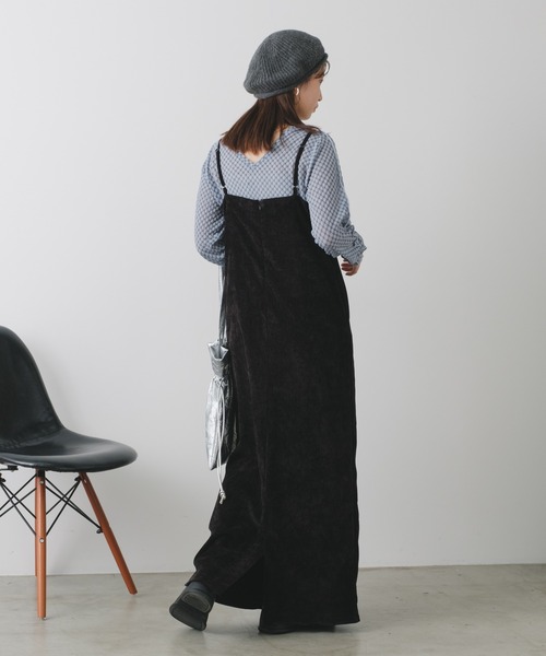 Kastane（カスタネ）の「【2023AWカタログ掲載】2WAYベロアワンピース（ワンピース・レディース・ブラウン/ブラック/グレー・FREE）」の6枚目の写真