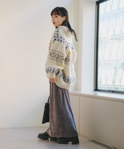 Kastane（カスタネ）の「【2023AWカタログ掲載】2WAYベロアワンピース（ワンピース・レディース・ブラウン/ブラック/グレー・FREE）」の19枚目の写真