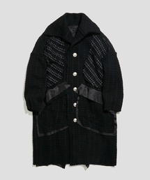 【sulvam / サルバム】HOUNDSTOOTH OVER COAT/ハウンドトゥースオーバーコート
