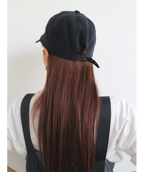 TRUNC（トランクエイティーエイト）の「Eco Suede Cap（キャップ・レディース・ブラック/グレイッシュベージュ・FREE）」の8枚目の写真