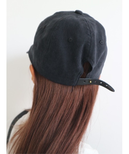 TRUNC（トランクエイティーエイト）の「Eco Suede Cap（キャップ・レディース・ブラック/グレイッシュベージュ・FREE）」の10枚目の写真