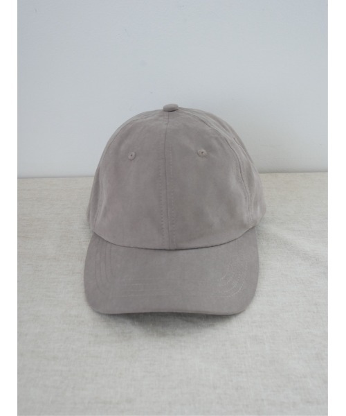 TRUNC（トランクエイティーエイト）の「Eco Suede Cap（キャップ・レディース・ブラック/グレイッシュベージュ・FREE）」の11枚目の写真
