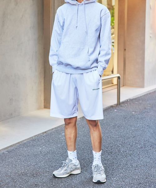 MAISON CLUB(メゾンクラブ)の「【MAISON CLUB】ワンポイント刺繍ドライハーフパンツ LESS IS MORE(その他パンツ・メンズ・ホワイト/ネイビー/ブラック/ダークグレー・M/XL/L)」の14枚目の写真
