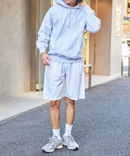 MAISON CLUB(メゾンクラブ)の「【MAISON CLUB】ワンポイント刺繍ドライハーフパンツ LESS IS MORE(その他パンツ・メンズ・ホワイト/ネイビー/ブラック/ダークグレー・M/XL/L)」の15枚目の写真