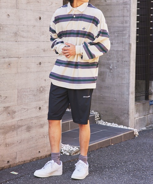 MAISON CLUB(メゾンクラブ)の「【MAISON CLUB】ワンポイント刺繍ドライハーフパンツ LESS IS MORE(その他パンツ・メンズ・ホワイト/ネイビー/ブラック/ダークグレー・M/XL/L)」の21枚目の写真