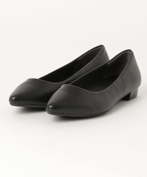 ABC-MART(エービーシーマート)の「ABC SELECT エービーシーセレクト POINTED PPS 2 ポインテッドパンプス 2 W5003 BLACK(パンプス・レディース・ブラック・24.5cm/22.5cm/23.0cm/23.5cm/24.0cm/25.0cm)」の1枚目の写真