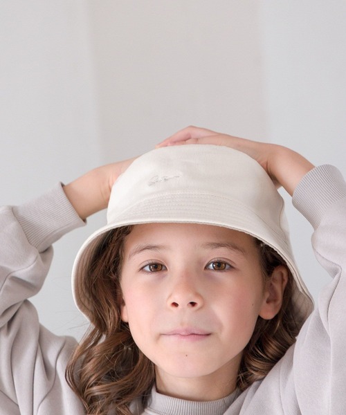 GLOBAL WORK(グローバルワーク)の「洗えるリバーシブルバケットHAT/974037(ハット・キッズ・オフホワイト/ブラック・LARGE/MEDIUM)」の19枚目の写真