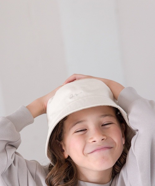 GLOBAL WORK(グローバルワーク)の「洗えるリバーシブルバケットHAT/974037(ハット・キッズ・オフホワイト/ブラック・LARGE/MEDIUM)」の20枚目の写真