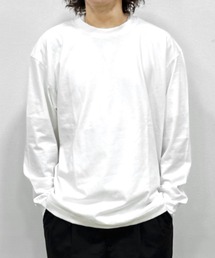 USコットン オーバーサイズロングスリーブTシャツ