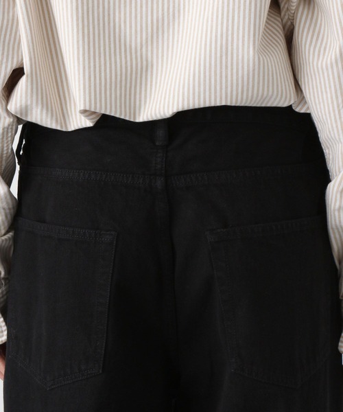 RAGEBLUE(レイジブルー)の「Super wide flare tack denim pants / スーパーワイドフレア/タックデニムパンツ(デニムパンツ・メンズ・ネイビー/ブラック・MEDIUM/LARGE)」の8枚目の写真