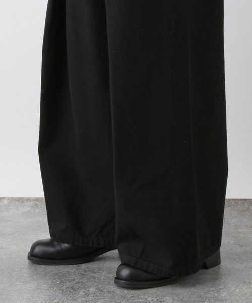 RAGEBLUE(レイジブルー)の「Super wide flare tack denim pants / スーパーワイドフレア/タックデニムパンツ(デニムパンツ・メンズ・ネイビー/ブラック・MEDIUM/LARGE)」の12枚目の写真