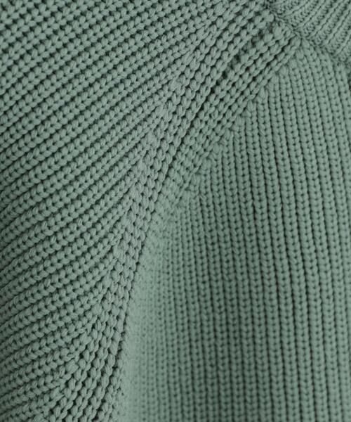 coen（コーエン）の「ポリウーリークルーネックルーズニット（ニット/セーター・メンズ・ベージュ/イエロー/ブラック/オリーブ・L/XL/M/S）」の21枚目の写真