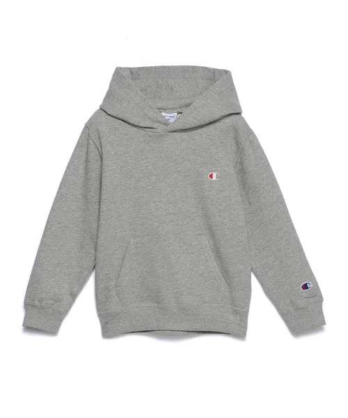 Champion（チャンピオン）の「【Champion】CK-Y101 HOODED SWEATSHIRT / チャンピオン ロゴ プルオーバー パーカー キッズ用（パーカー・キッズ・ブラック/グレー/ネイビー/オートミール・120cm/140cm/100cm/150cm/130cm/160cm）」の7枚目の写真