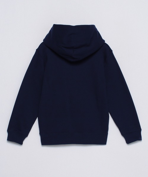 Champion（チャンピオン）の「【Champion】CK-Y101 HOODED SWEATSHIRT / チャンピオン ロゴ プルオーバー パーカー キッズ用（パーカー・キッズ・ブラック/グレー/ネイビー/オートミール・120cm/140cm/100cm/150cm/130cm/160cm）」の9枚目の写真