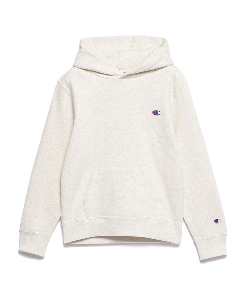 Champion（チャンピオン）の「【Champion】CK-Y101 HOODED SWEATSHIRT / チャンピオン ロゴ プルオーバー パーカー キッズ用（パーカー・キッズ・ブラック/グレー/ネイビー/オートミール・120cm/140cm/100cm/150cm/130cm/160cm）」の14枚目の写真