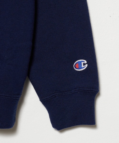 Champion（チャンピオン）の「【Champion】CK-Y101 HOODED SWEATSHIRT / チャンピオン ロゴ プルオーバー パーカー キッズ用（パーカー・キッズ・ブラック/グレー/ネイビー/オートミール・120cm/140cm/100cm/150cm/130cm/160cm）」の17枚目の写真