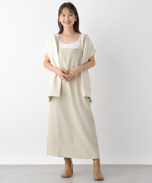 LEPSIM(レプシィム)の「ツイードベスト 967894(ベスト・レディース・アイボリー/ブラック・FREE)」の8枚目の写真