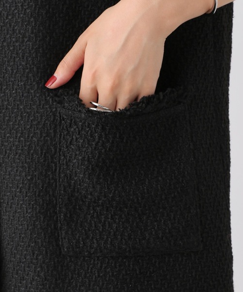 LEPSIM(レプシィム)の「ツイードベスト 967894(ベスト・レディース・アイボリー/ブラック・FREE)」の17枚目の写真