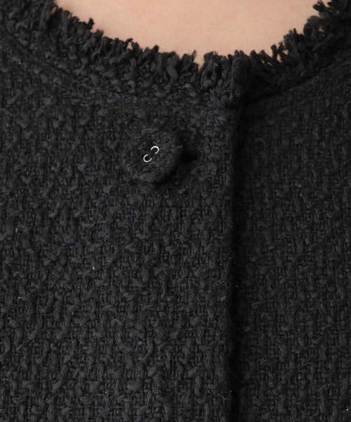 LEPSIM(レプシィム)の「ツイードベスト 967894(ベスト・レディース・アイボリー/ブラック・FREE)」の21枚目の写真