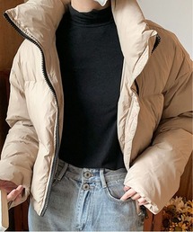 BLANC FICELLE（ブランフィセル）の「中綿　ジャケット（ダウンジャケット/コート）」