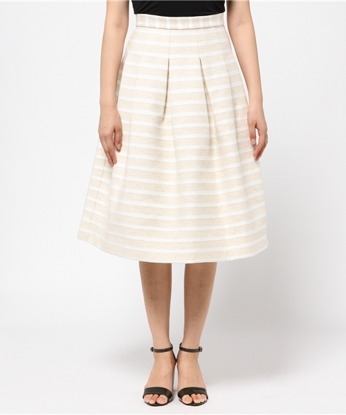 'PalinkA（パリンカ）の「ボンディングリバーシブルスカート（スカート・レディース・アイボリー/ネイビー・36/38）」の11枚目の写真