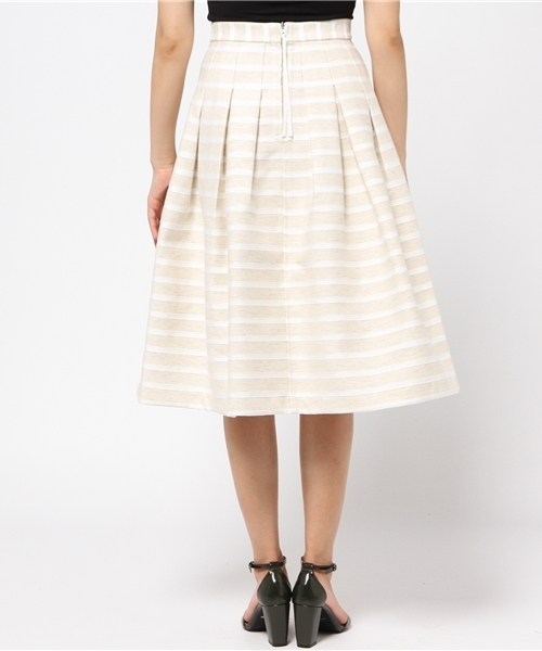 'PalinkA（パリンカ）の「ボンディングリバーシブルスカート（スカート・レディース・アイボリー/ネイビー・36/38）」の5枚目の写真