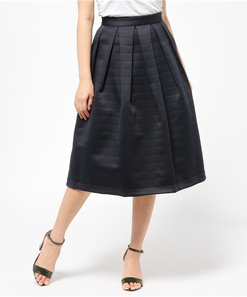 'PalinkA（パリンカ）の「ボンディングリバーシブルスカート（スカート・レディース・アイボリー/ネイビー・36/38）」の4枚目の写真